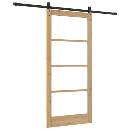 vidaXL Sliding Door ORKDAL Natural 93 x 202 cm