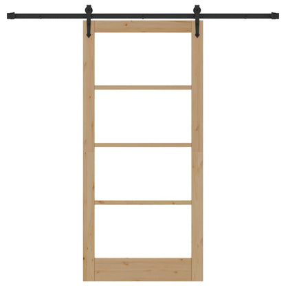 vidaXL Sliding Door ORKDAL Natural 93 x 202 cm