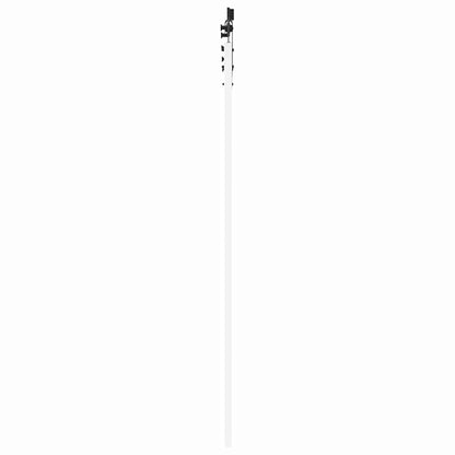 vidaXL Sliding Door ORKDAL White 93 x 202 cm Solid Pine Wood and Glass