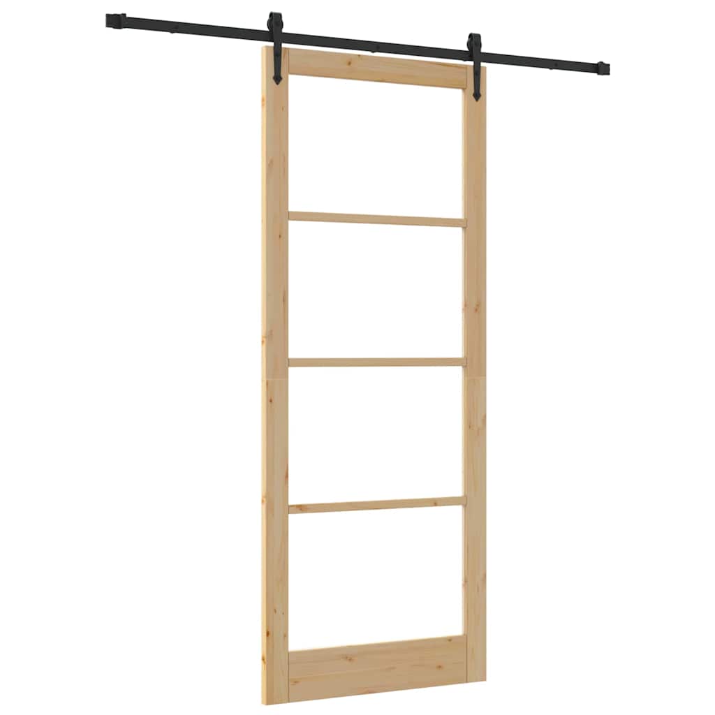 vidaXL Sliding Door ORKDAL Natural 93 x 232 cm