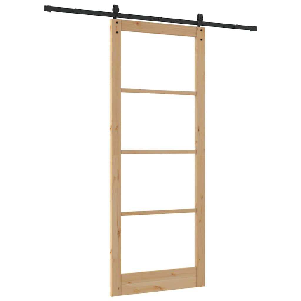 vidaXL Sliding Door ORKDAL Natural 93 x 232 cm