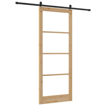vidaXL Sliding Door ORKDAL Natural 93 x 232 cm