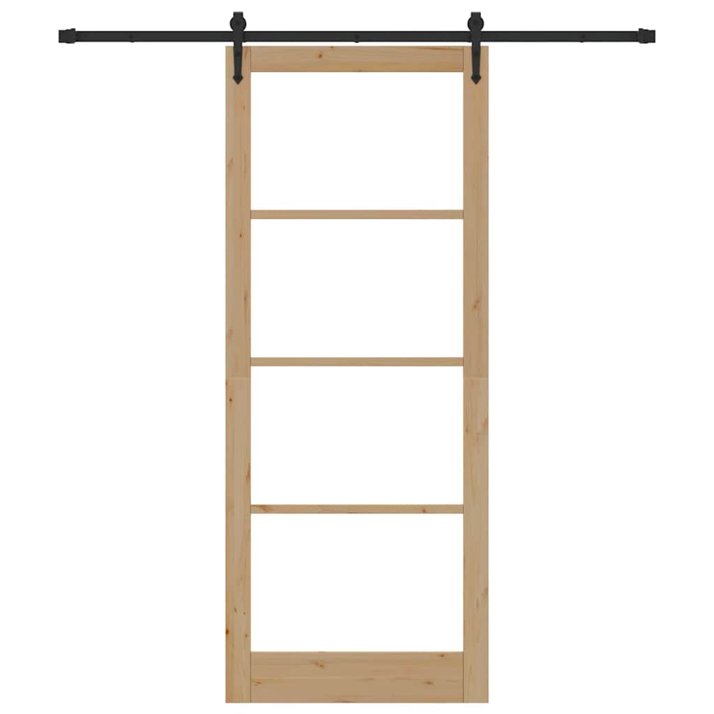 vidaXL Sliding Door ORKDAL Natural 93 x 232 cm