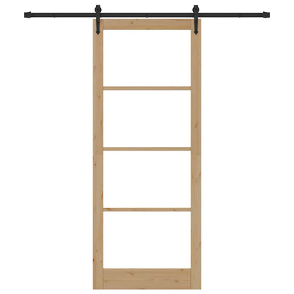 vidaXL Sliding Door ORKDAL Natural 93 x 232 cm