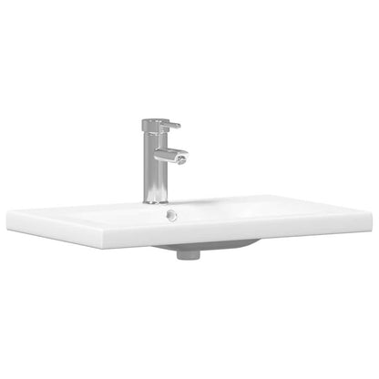 vidaXL Bathroom Sink Cabinet with Drawer Wall-mounted 2 pcs Old Wood