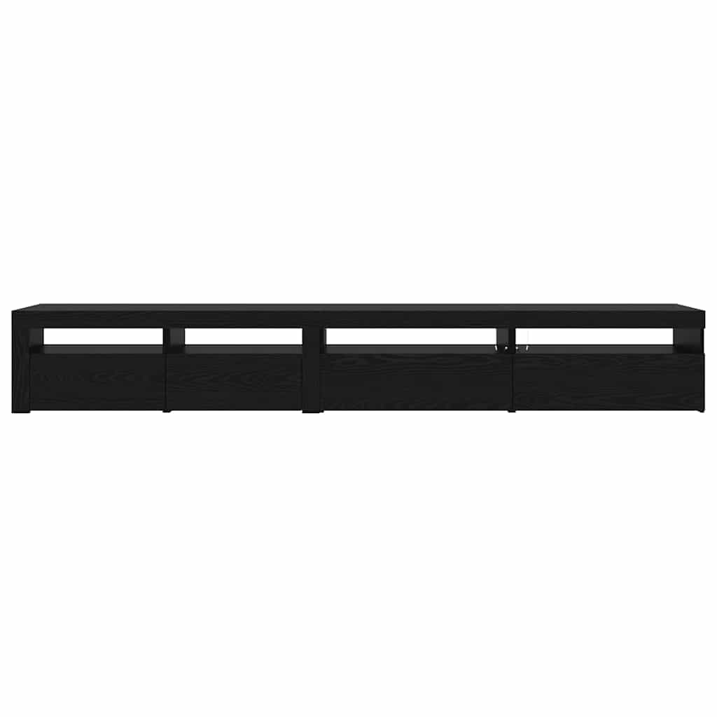 vidaXL TV Cabinet Set 3 pcs Black Oak 270 x 35 x 40 cm Engineered Wood