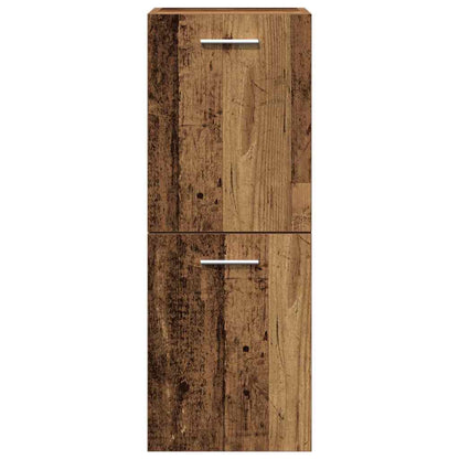 vidaXL Bathroom Furniture Set 3 pcs Old Wood Engineered Wood