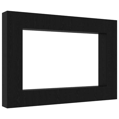 vidaXL TV Cabinet Set 8 pcs Black Oak 100 x 30 x 30 cm Engineered Wood