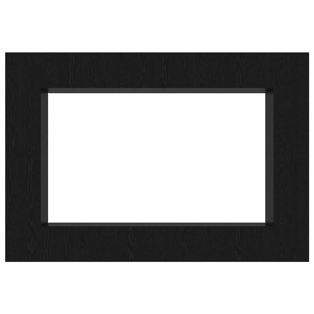 vidaXL TV Cabinet Set 8 pcs Black Oak 100 x 30 x 30 cm Engineered Wood
