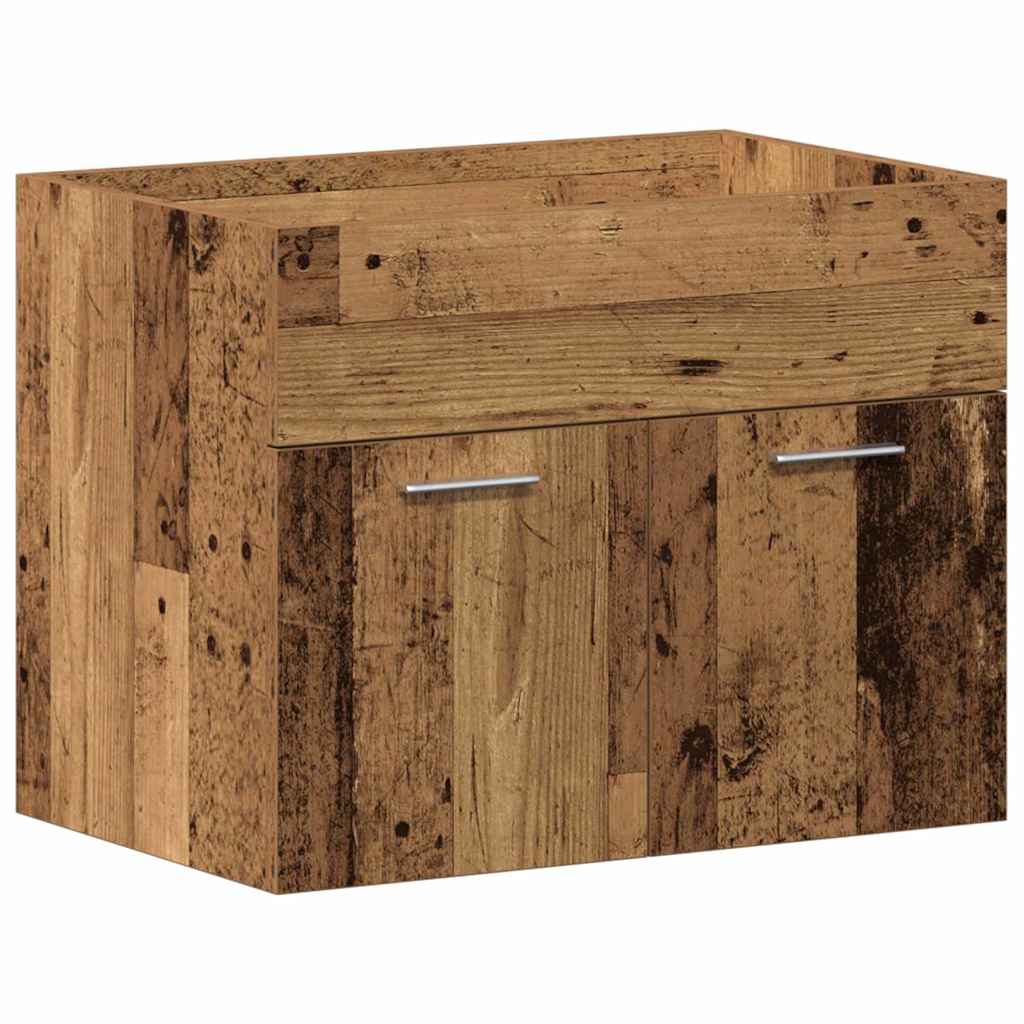 vidaXL Bathroom Cabinet with Drawer Wall-mounted Engineered Wood