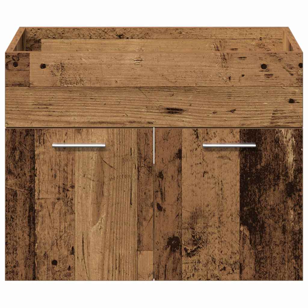 vidaXL Bathroom Cabinet with Drawer Wall-mounted Engineered Wood