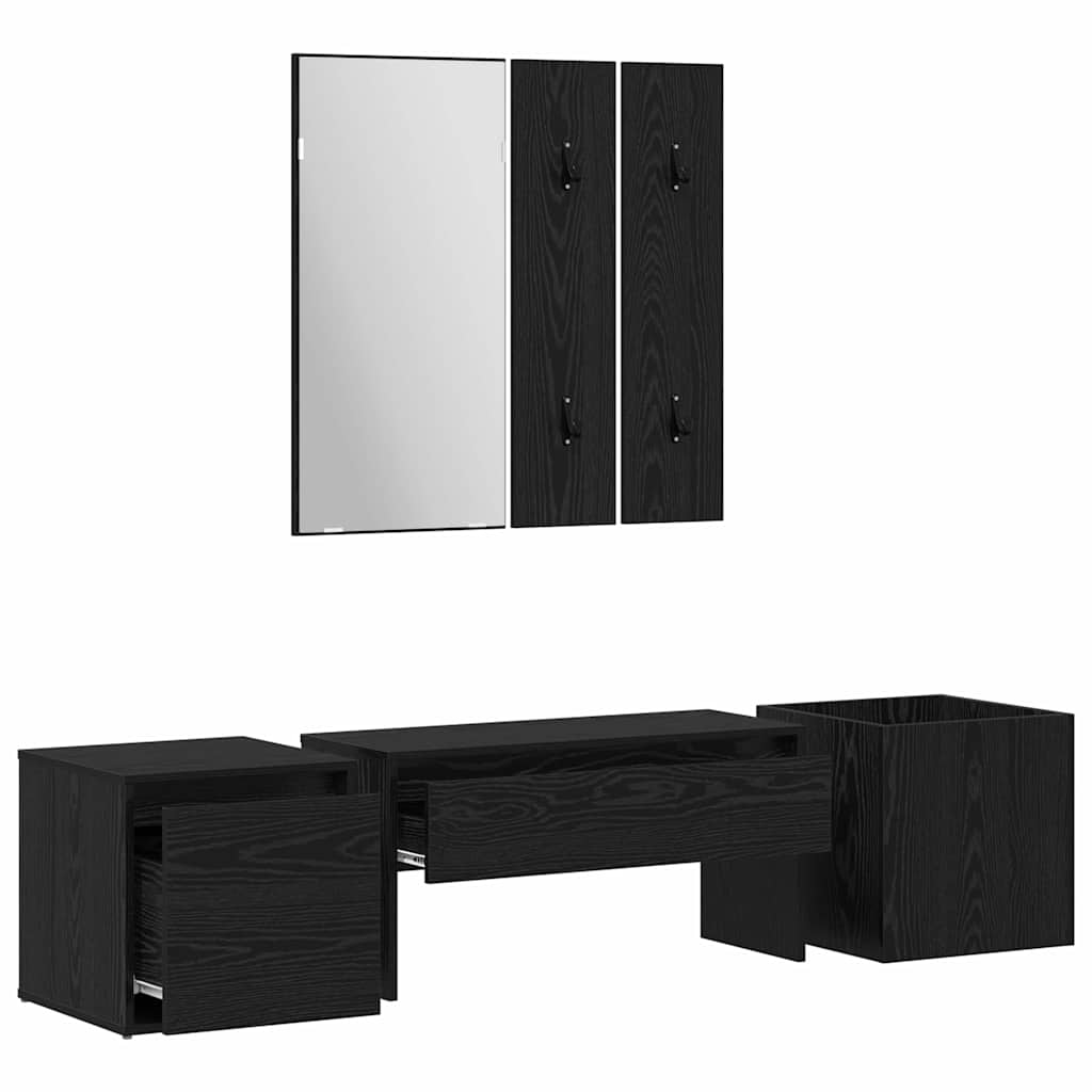 vidaXL Hallway Furniture Set Wall-mounted 6 pcs Engineered Wood