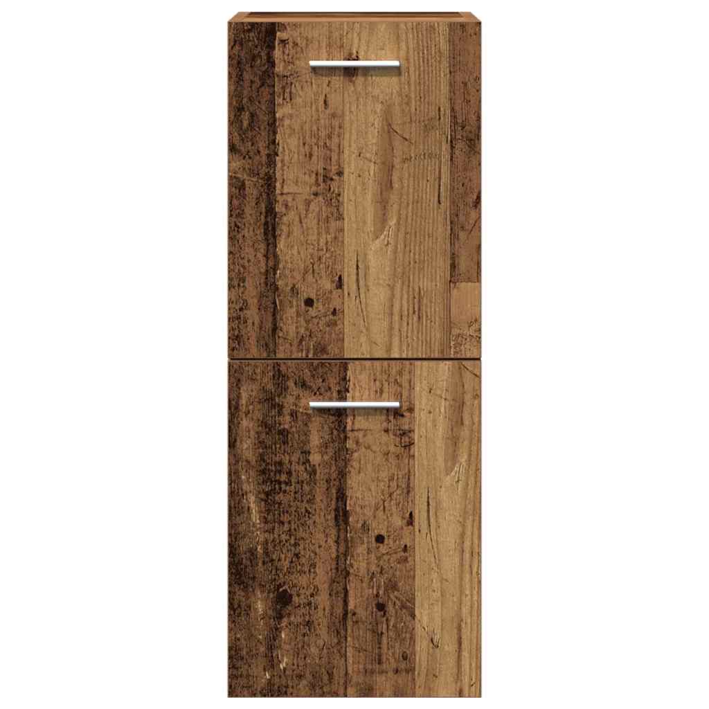 vidaXL Bathroom Furniture Set 4 pcs Brown Engineered Wood