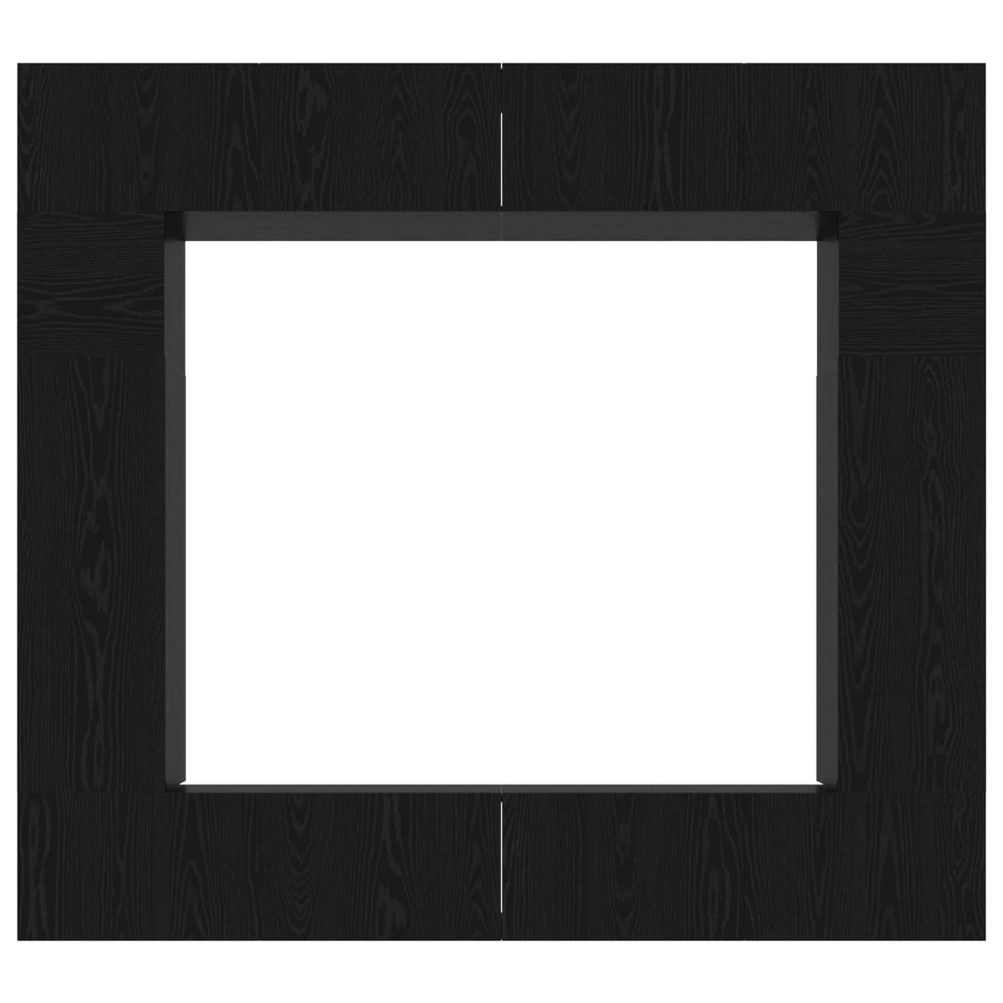 vidaXL TV Cabinet Set Wall-mounted 8 pcs Black Oak Engineered Wood
