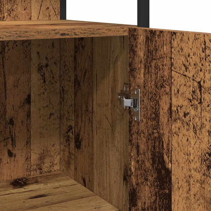 vidaXL Bathroom Furniture Set with Shelf 4 pcs Brown Engineered wood
