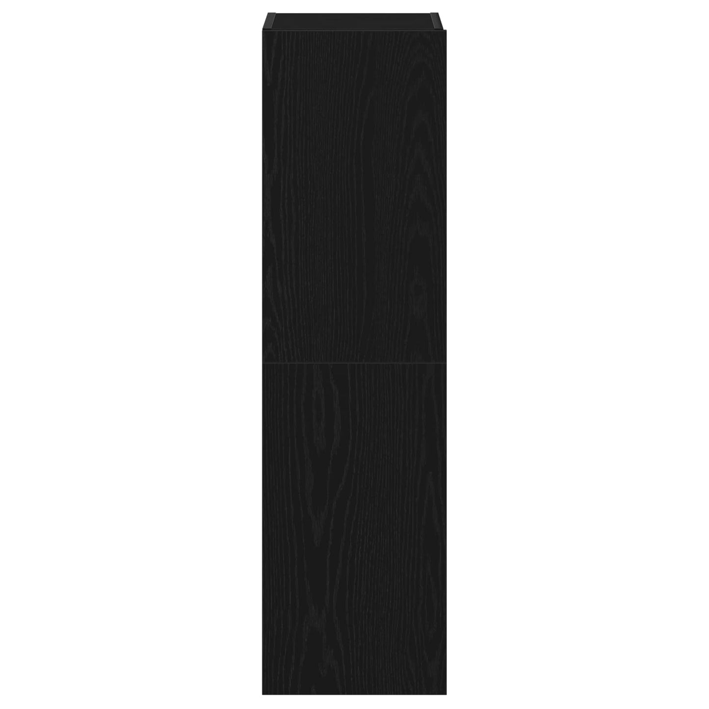 vidaXL TV Cabinet Set Wall-mounted 4 pcs Black Oak 130.5 x 30 x 140 cm