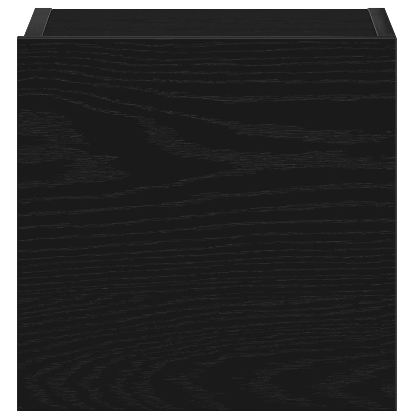 vidaXL TV Cabinet Set Wall-mounted 4 pcs Black Oak 130.5 x 30 x 140 cm