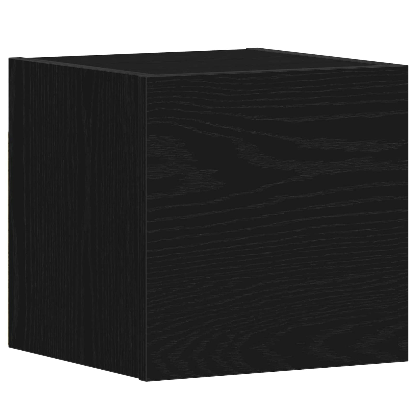 vidaXL TV Cabinet Set Wall-mounted 3 pcs Black Oak 130.5 x 30 x 140 cm