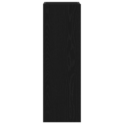 vidaXL TV Cabinet Set Wall-mounted 3 pcs Black Oak 130.5 x 30 x 140 cm