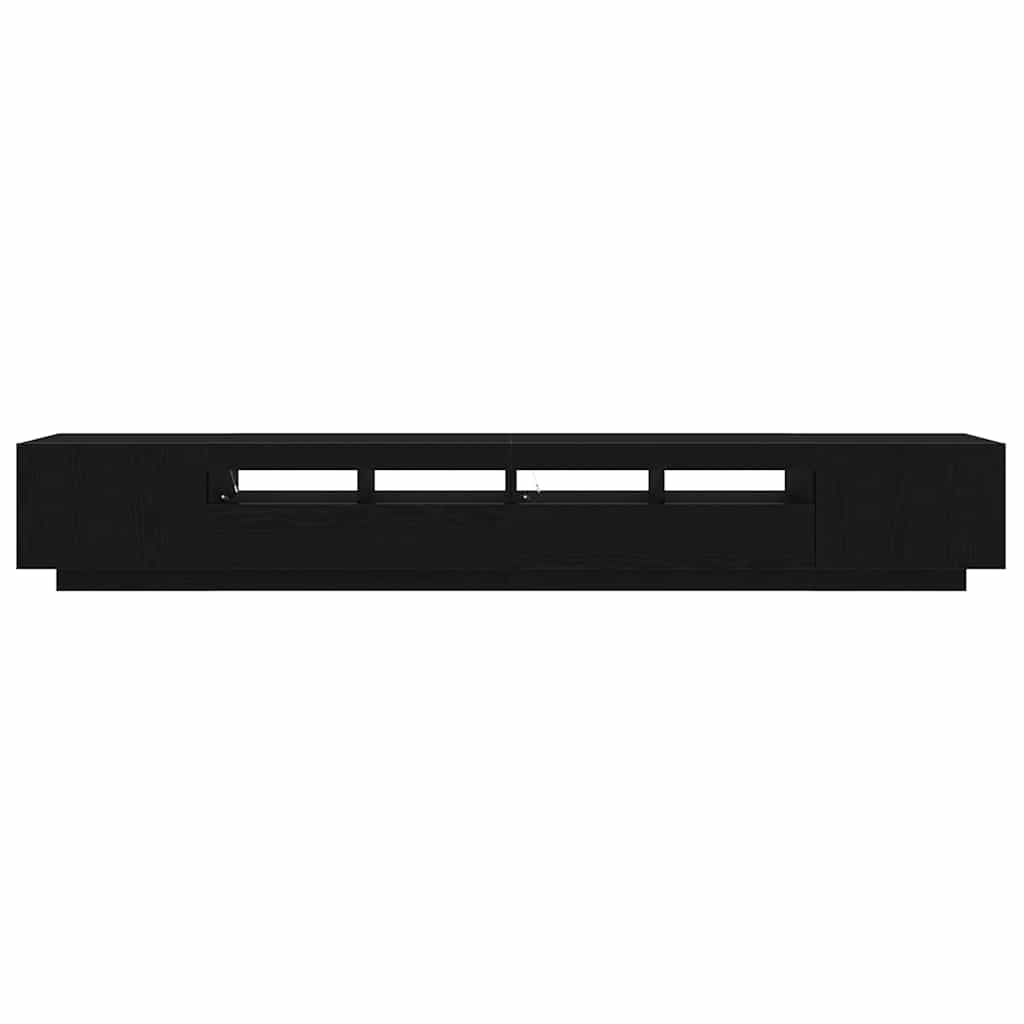 vidaXL TV Cabinet Set 3 pcs Black 260 x 35 x 40 cm Engineered Wood