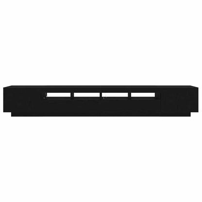 vidaXL TV Cabinet Set 3 pcs Black 260 x 35 x 40 cm Engineered Wood