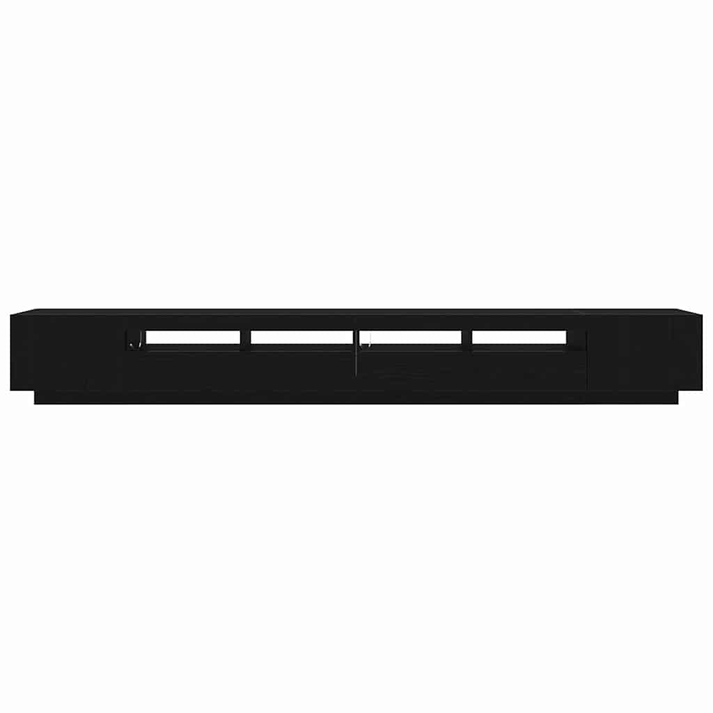 vidaXL TV Cabinet Set 3 pcs Black 300 x 35 x 40 cm Engineered Wood