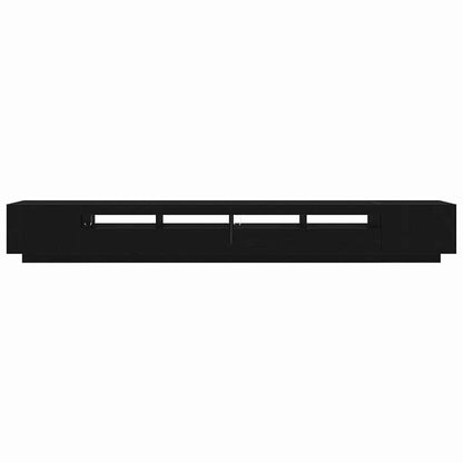 vidaXL TV Cabinet Set 3 pcs Black 300 x 35 x 40 cm Engineered Wood