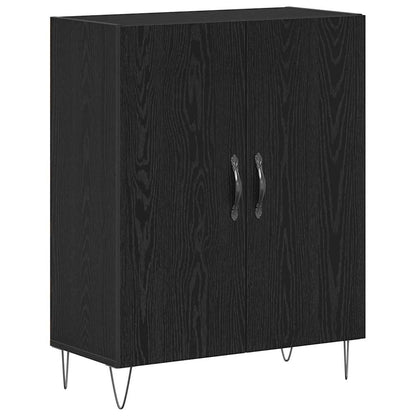 vidaXL Highboard 2 pcs Black Oak 69.5 x 34 x 180 cm