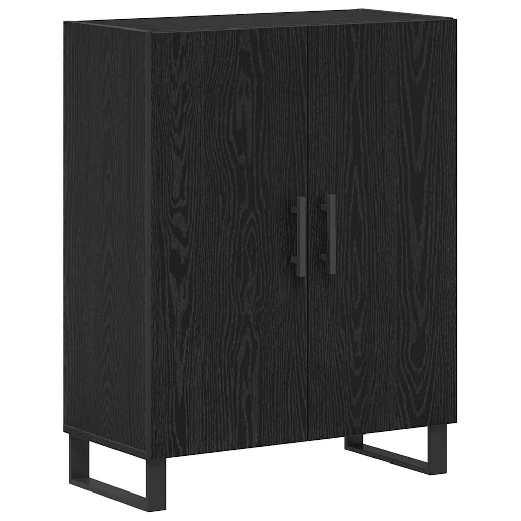 vidaXL Highboard 2 pcs Black Oak 69.5 x 34 x 180 cm