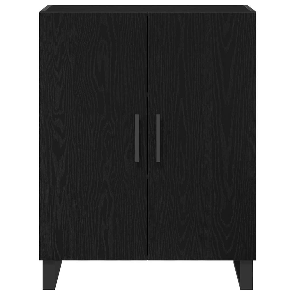 vidaXL Highboard 2 pcs Black Oak 69.5 x 34 x 180 cm