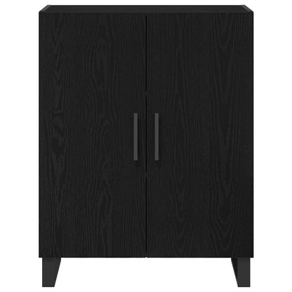 vidaXL Highboard 2 pcs Black Oak 69.5 x 34 x 180 cm