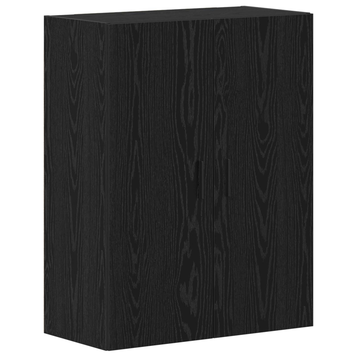 vidaXL Wall-Mounted Cabinet 2 pcs Black Oak 69.5 x 34 x 90 cm
