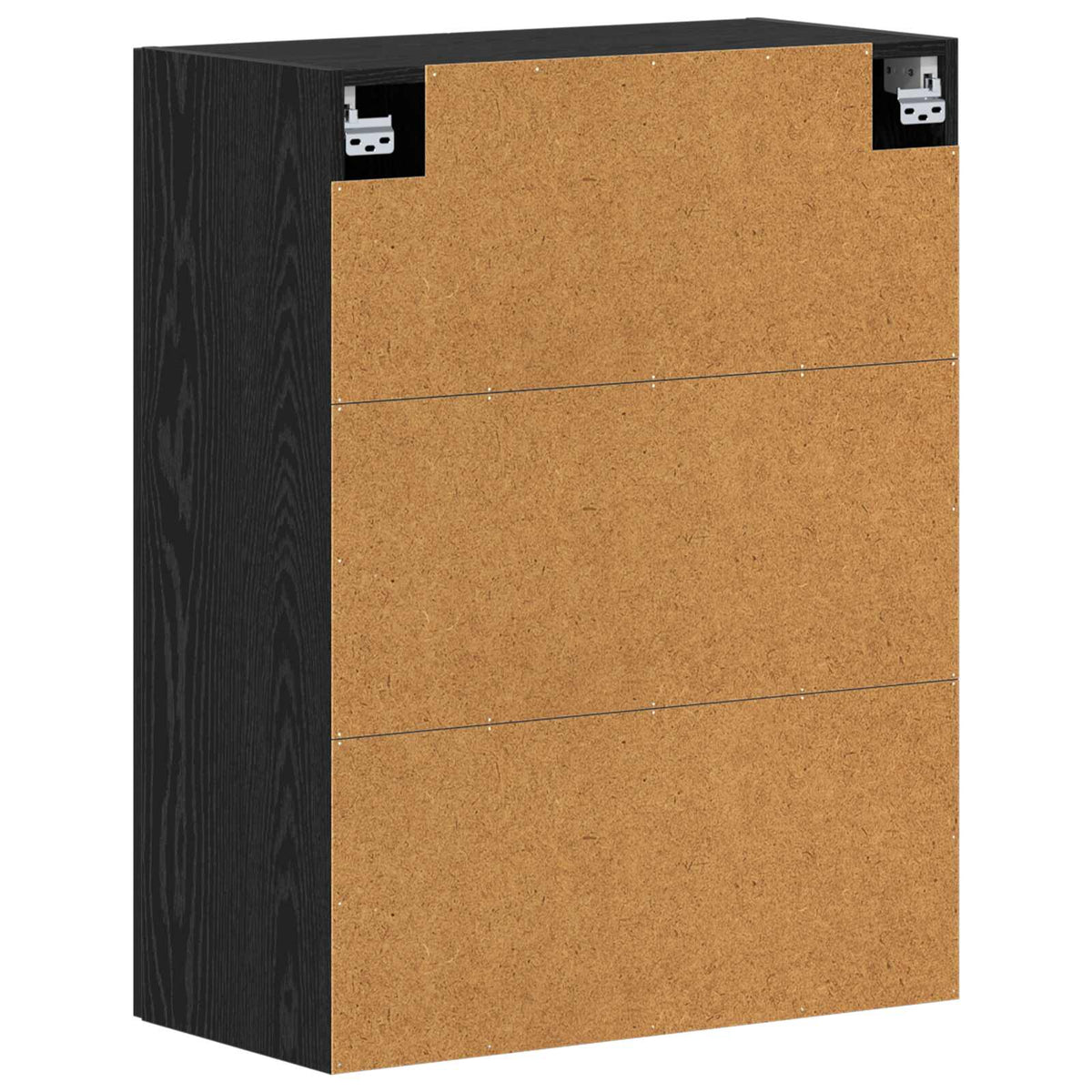 vidaXL Wall-Mounted Cabinet 2 pcs Black Oak 69.5 x 34 x 90 cm