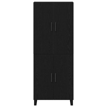 vidaXL Highboard 2 pcs Black oak 69.5 x 34 x 180 cm
