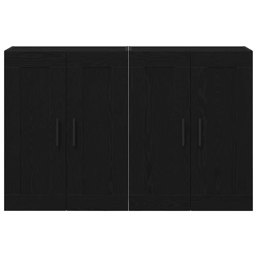 vidaXL Wall-mounted Cabinet 2 pcs Old Wood 69.5 x 34 x 90 cm