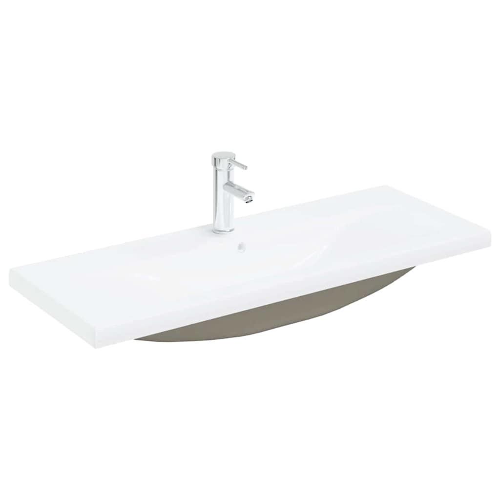 vidaXL Bathroom Sink Cabinet Black Oak 100 x 39 x 62 cm