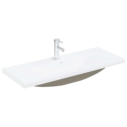 vidaXL Bathroom Sink Cabinet Black Oak 100 x 39 x 62 cm