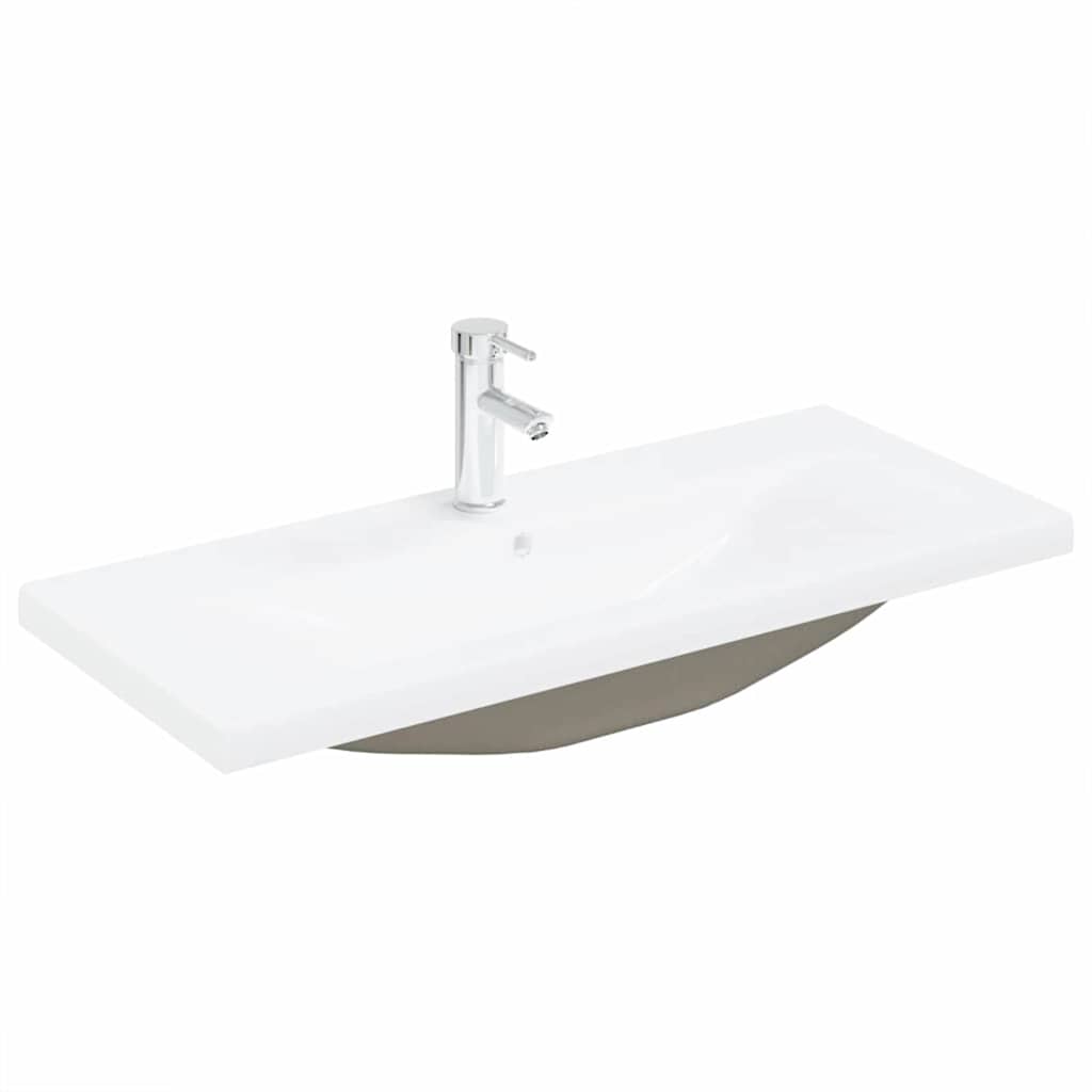 vidaXL Bathroom Sink Cabinet Black Oak 90 x 39 x 62 cm Engineered Wood
