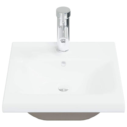 vidaXL Bathroom Sink Cabinet Black Oak 41 x 39 x 62 cm Engineered Wood