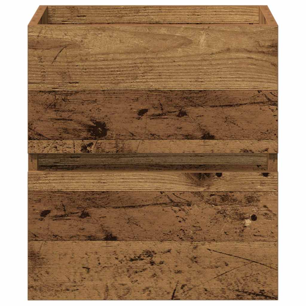 vidaXL Bathroom Sink Cabinet Black Oak 41 x 39 x 62 cm Engineered Wood