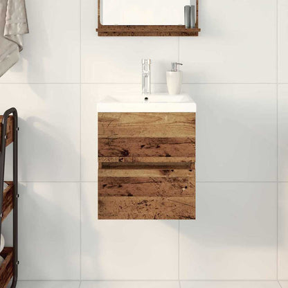 vidaXL Bathroom Sink Cabinet Black Oak 41 x 39 x 62 cm Engineered Wood