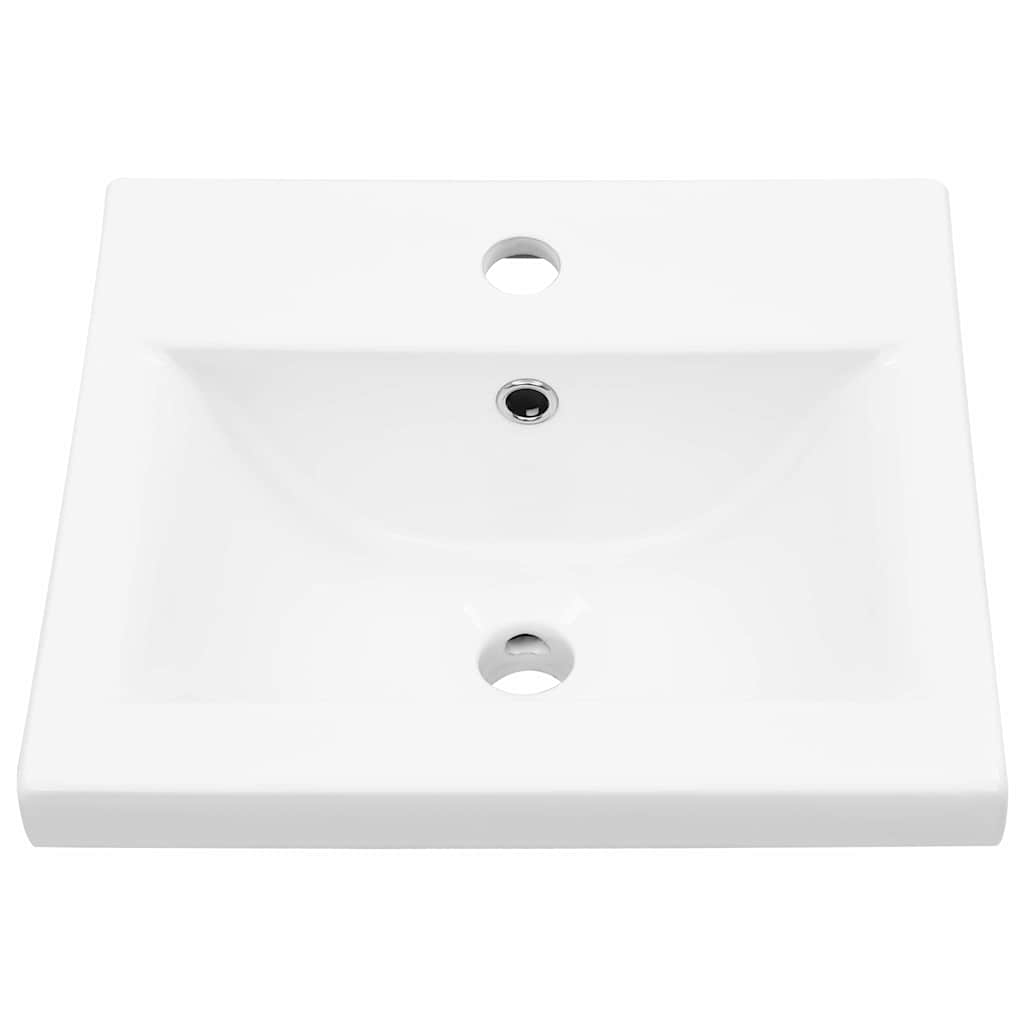 vidaXL Bathroom Sink Cabinet Black Oak 41 x 39 x 62 cm Engineered Wood