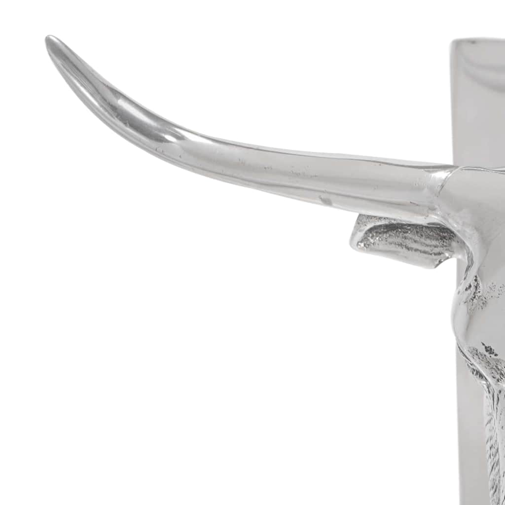 vidaXL Bookends 2 pcs Silver 21.5 x 15.5 x 20 cm Aluminium