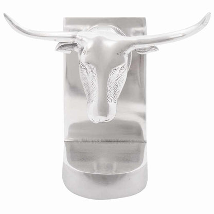 vidaXL Bookends 2 pcs Silver 21.5 x 15.5 x 20 cm Aluminium