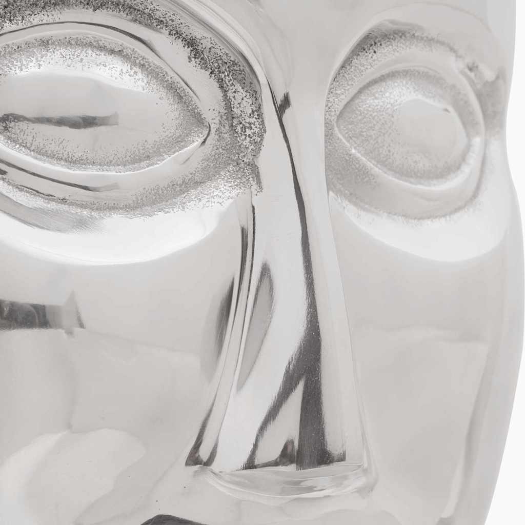 vidaXL Stool Silver Aluminium