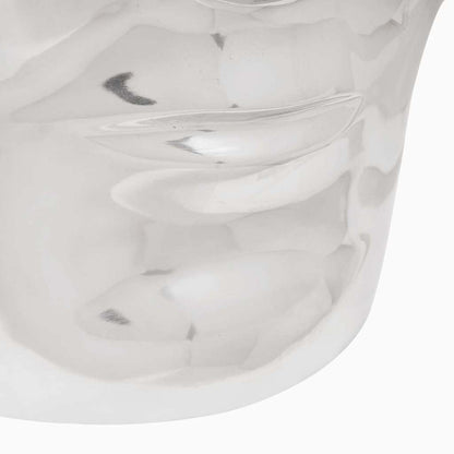 vidaXL Stool Silver Aluminium