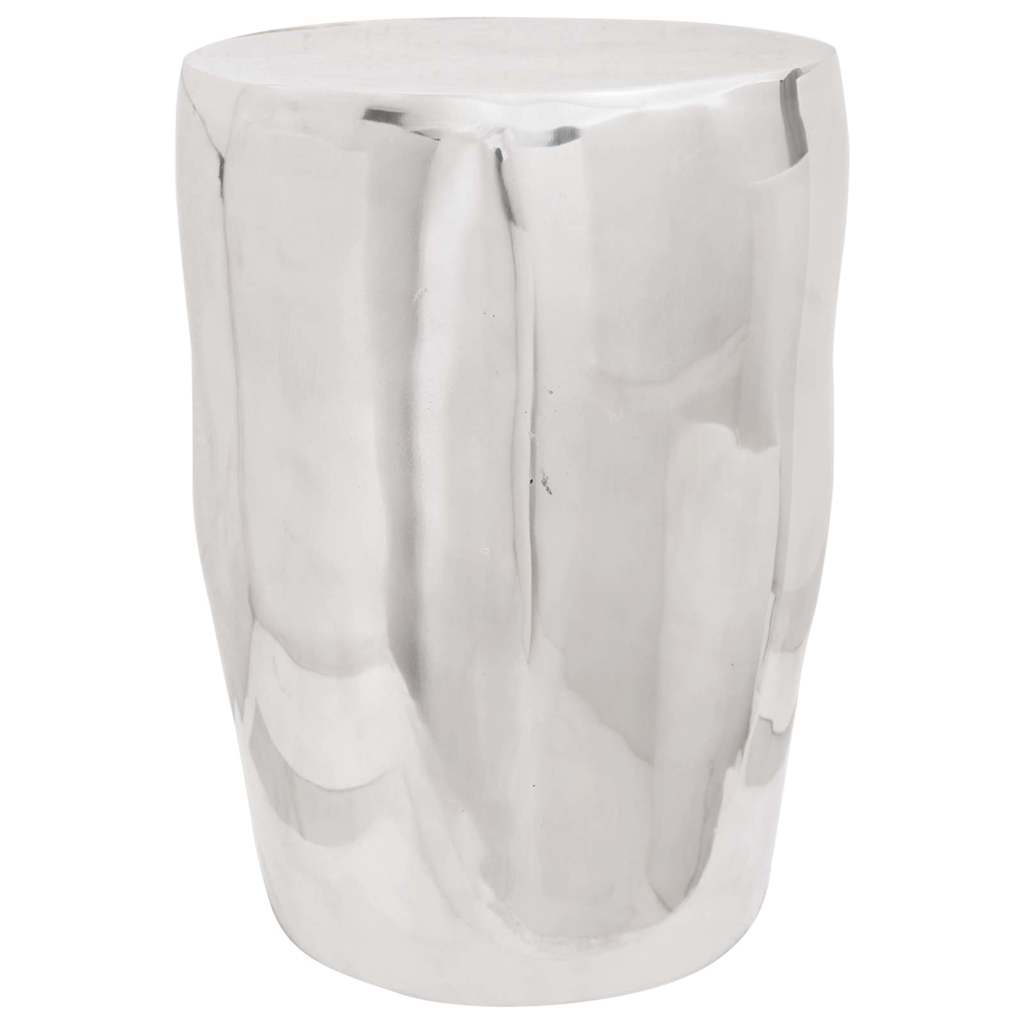 vidaXL Stool Silver Aluminium