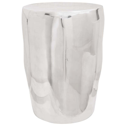 vidaXL Stool Silver Aluminium