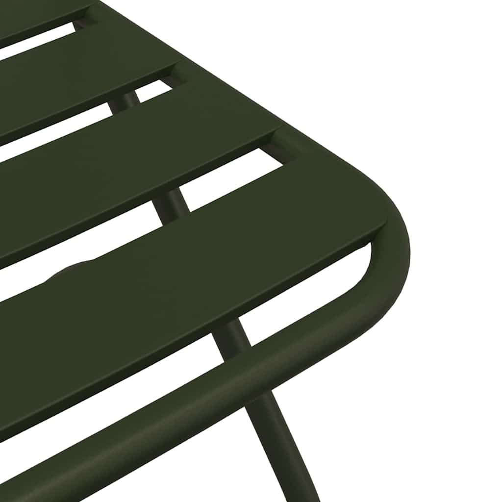 vidaXL Garden Folding Chair Folding 2 pcs Green 42 x 52 x82cm