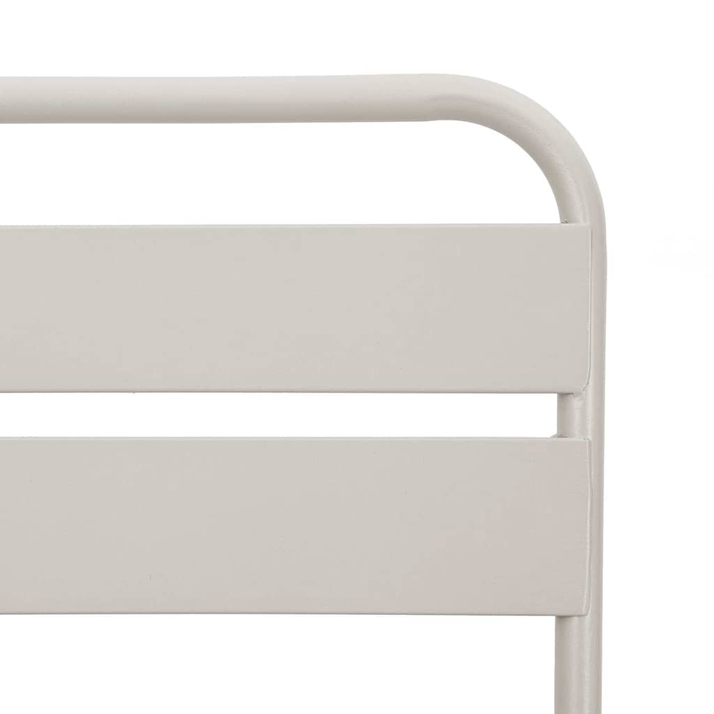 vidaXL Garden Folding Chair Folding 2 pcs Beige 42 x 52 x82cm